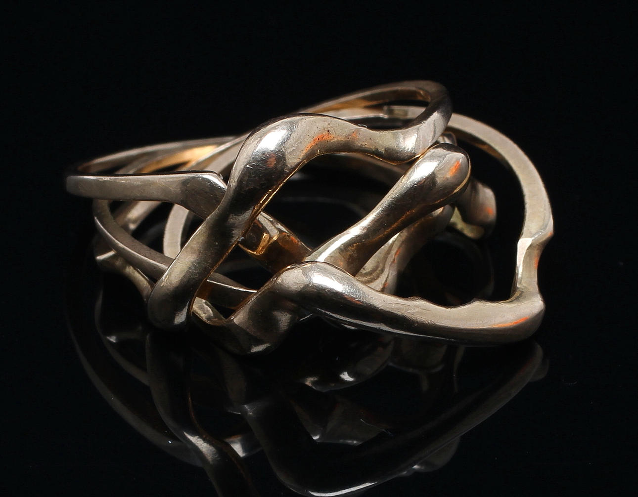 RING, 14k guld. Vikt 4,8 gram.