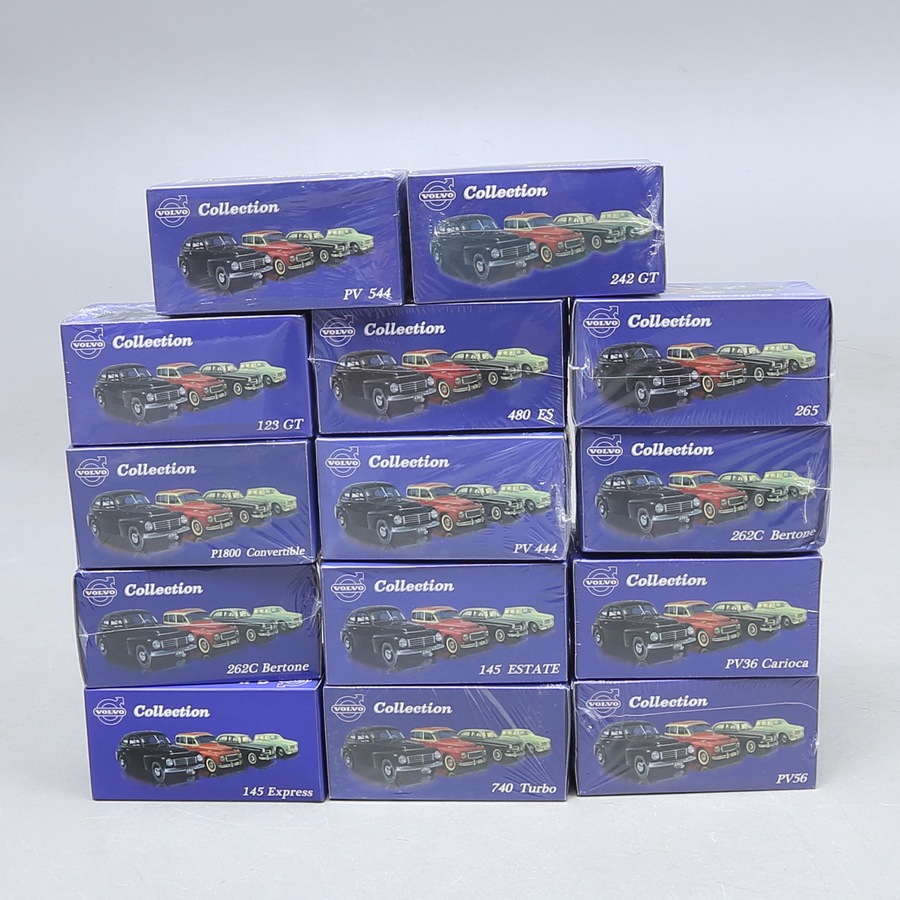 MODELBILER, 14 stk., Volvo, Editions Atlas Collection.