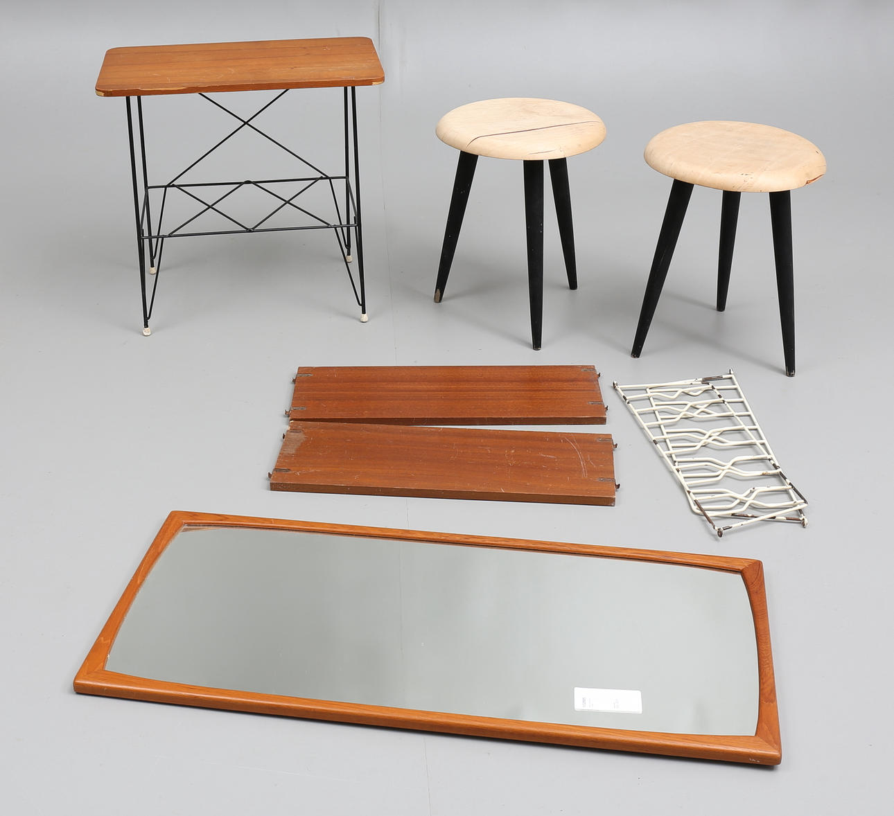 PARTI MÖBLER, 5 delar, 1900-talets mitt.