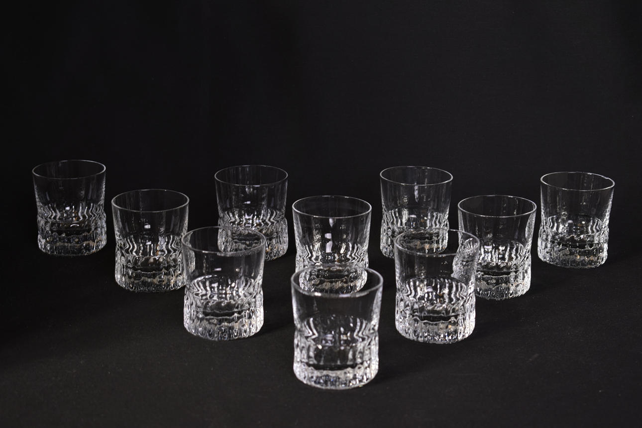 WHISKEYGLAS 10 st Orrefors.