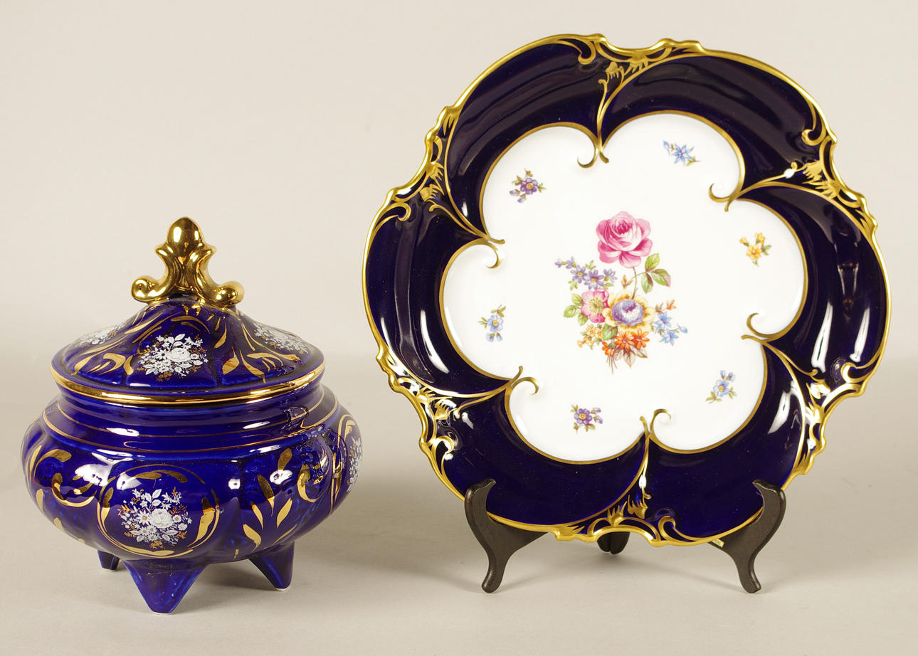 LOCKURNA SAMT FAT, fatet Ilmenau, urnan Italien.