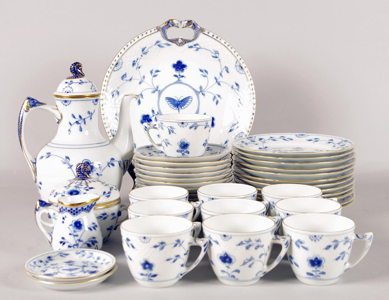 KAFFESERVIS, "Sommerfugl", Bing & Gröndahl.