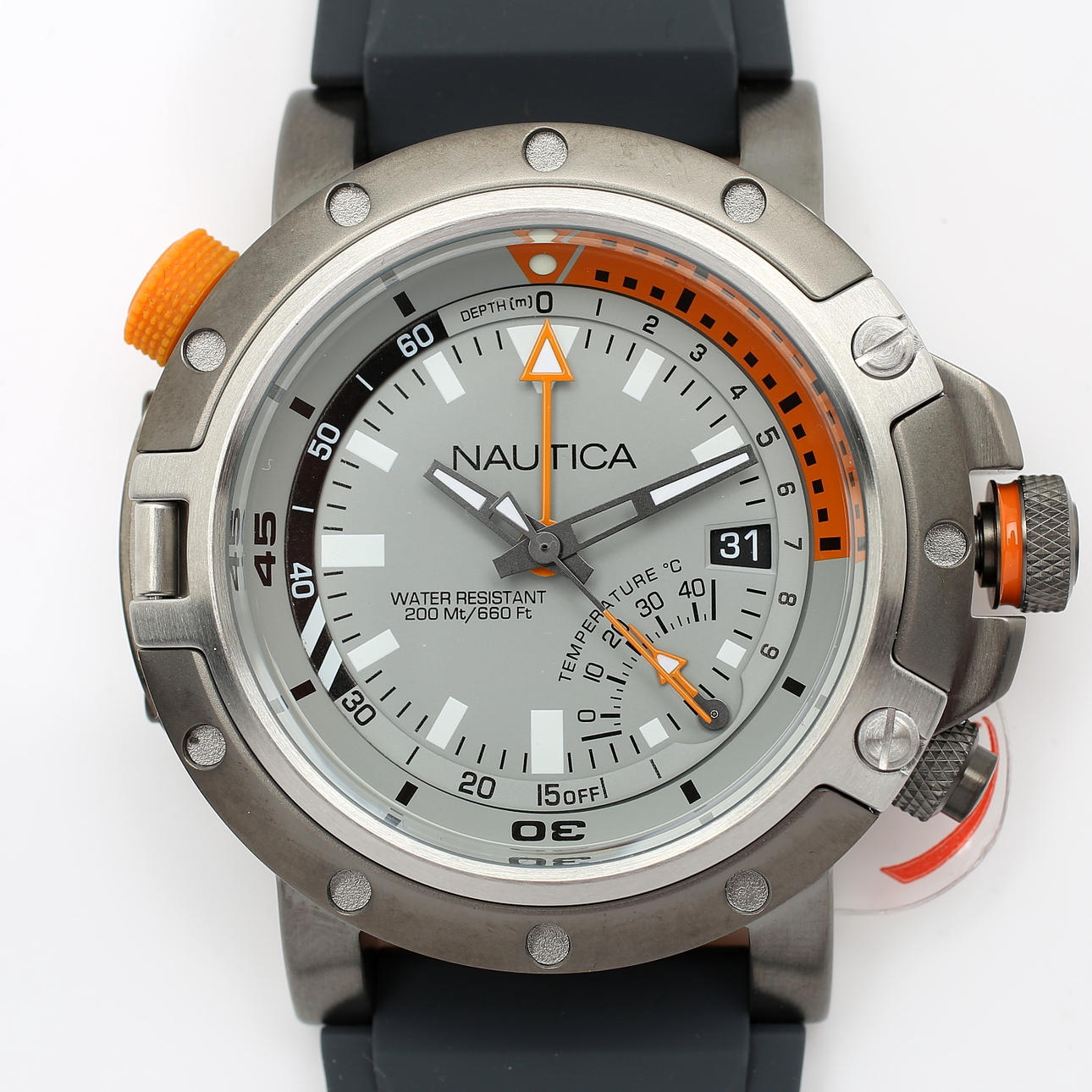 ARMBANDSUR, stål, Nautica, samtida.