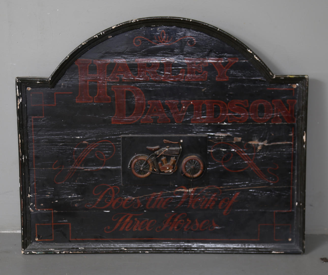 HOLZSCHILD "Harley Davidson".