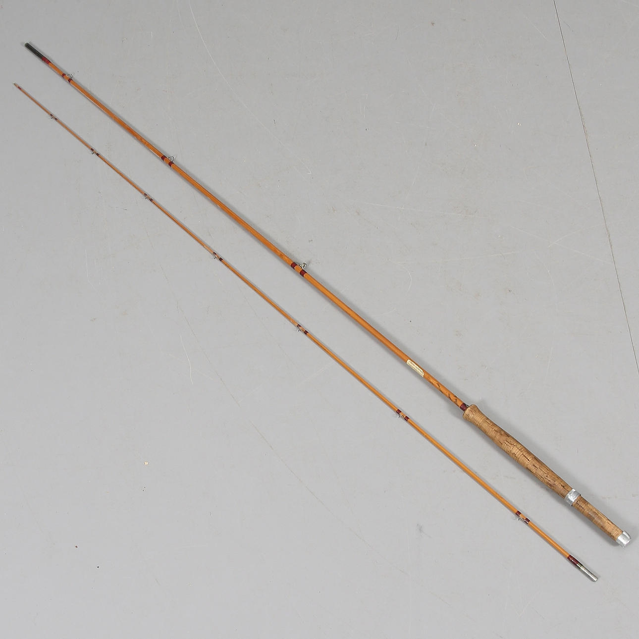 FLIEGENRUTE, 2-teilig, Bambus, Hardy, "Palakona", Mitte 20. Jahrhundert.  Sammlerstcke - Angelausrstung - Auctionet