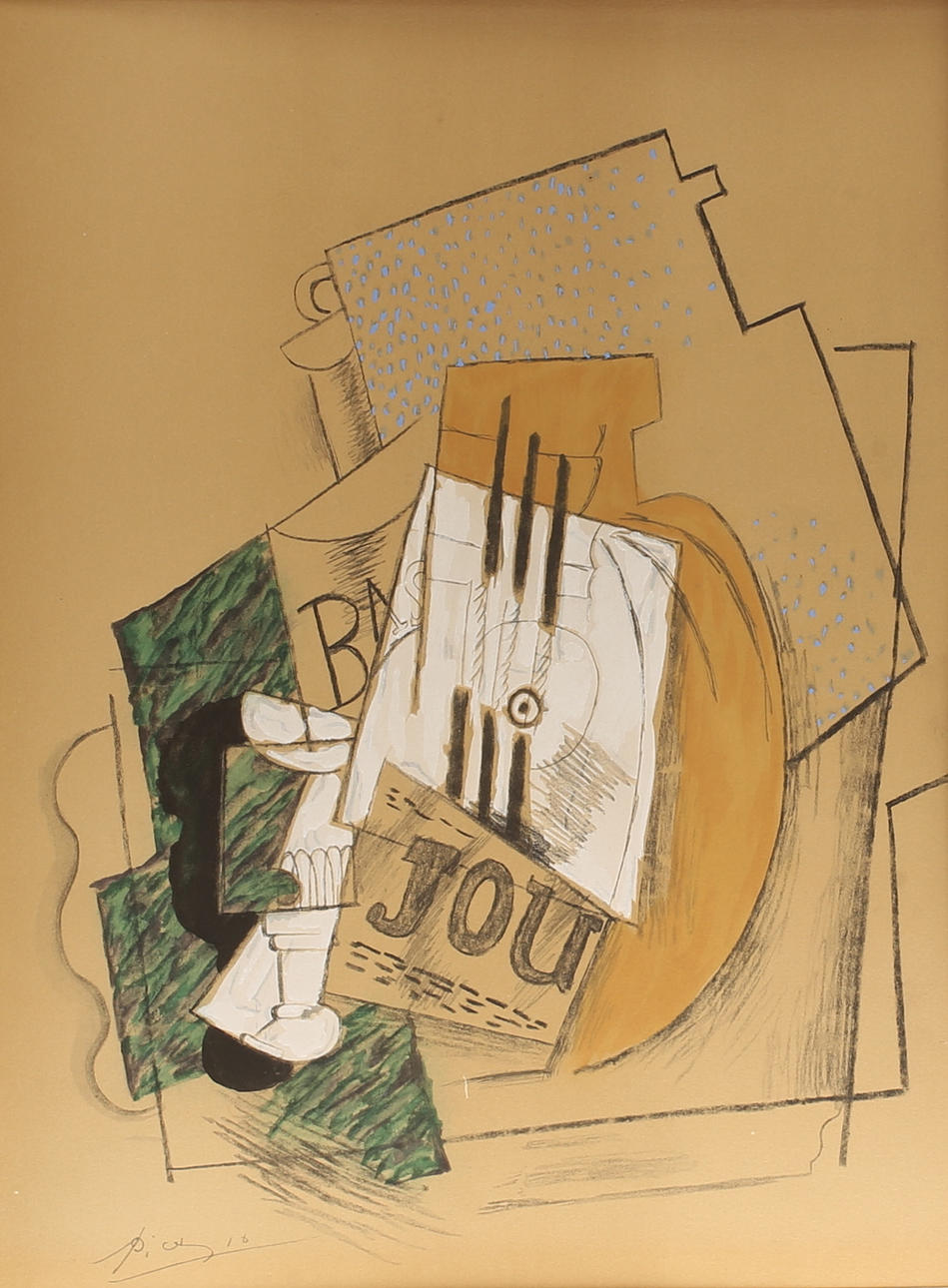 PABLO PICASSO, after, lithographic print.