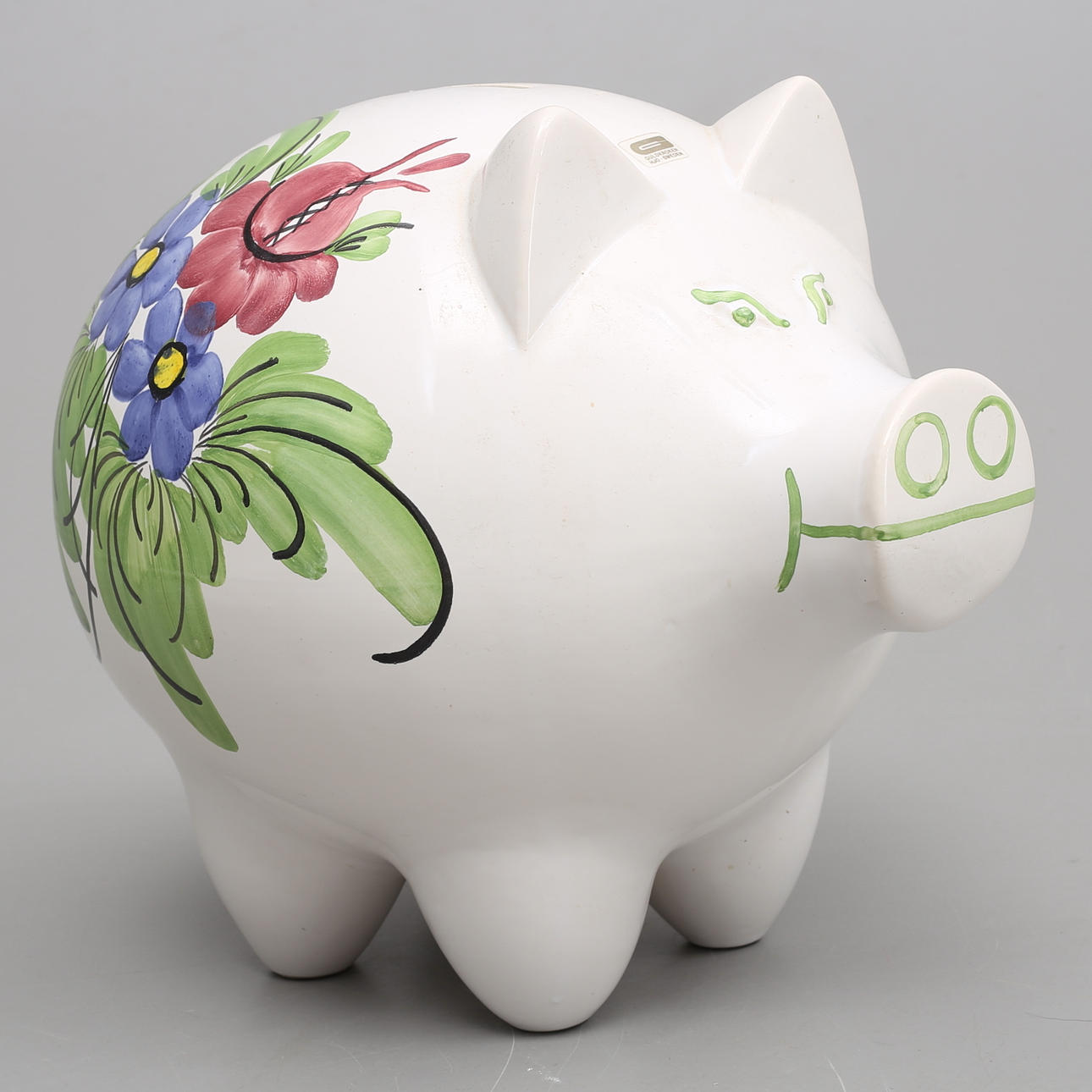 SPARGRIS, porslin, Guldkroken.