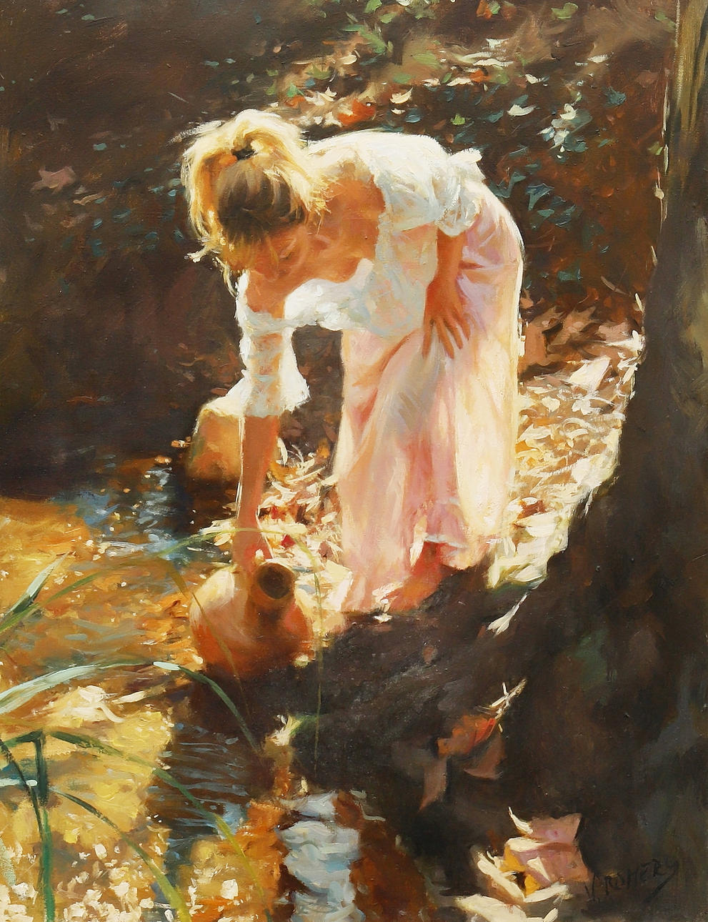 VICENTE ROMERO REDONDO. Aguadora.