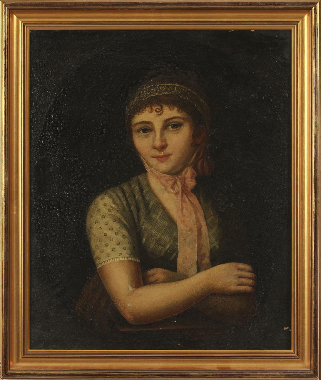 JOHAN GÜNTER BORNEMANN. TILLSKRIVEN. Olja på duk, signerad och daterad 1808.