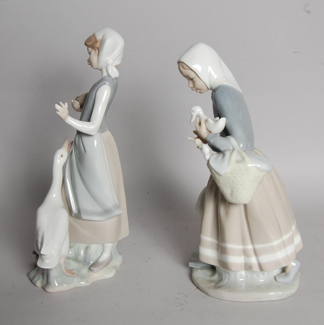 FIGURINER, 2 st, porslin, Lladro.