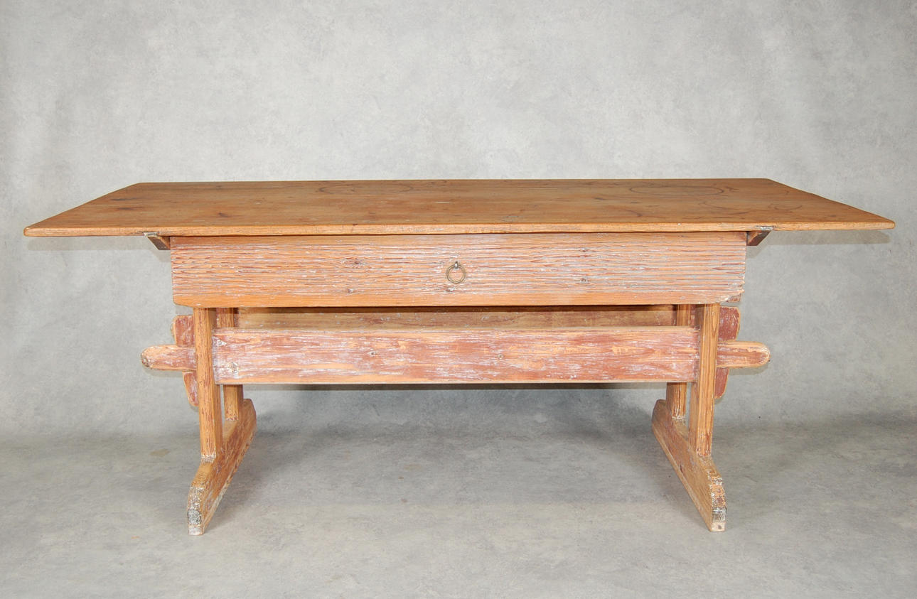 BOCKBORD, med låda, 1700-tal.