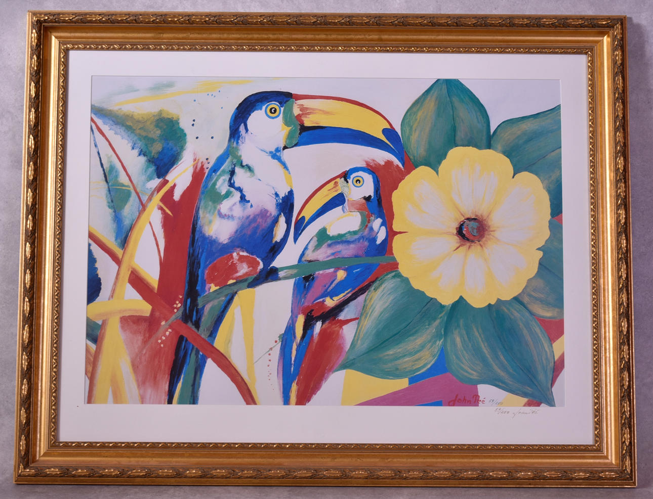 JOHN PEÉ. Print signed, numbered 59/250.