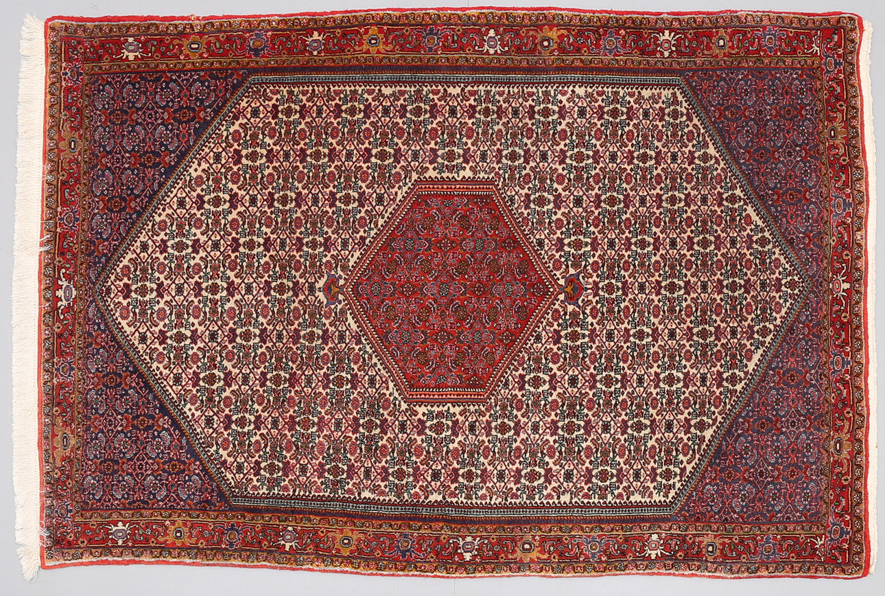 SENNEH, Knüpfteppich, 70er/80er Jahre.