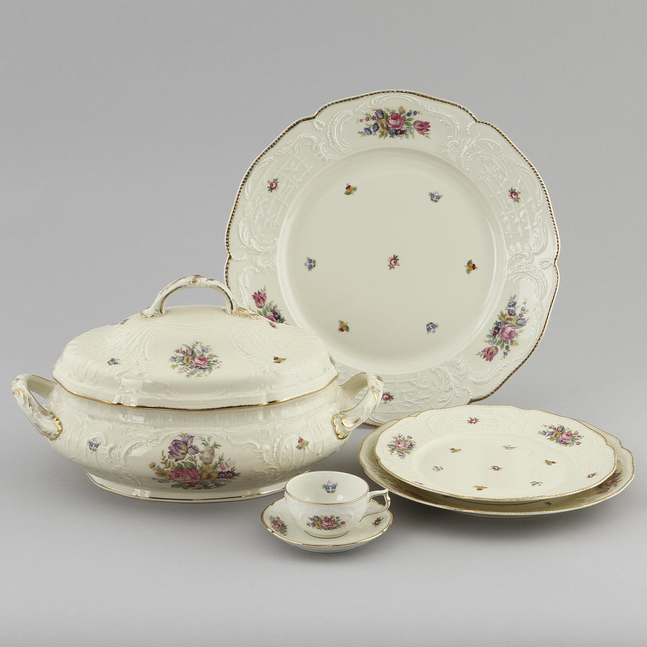 SERVIS, 52 delar, "Sanssouci", Rosenthal.