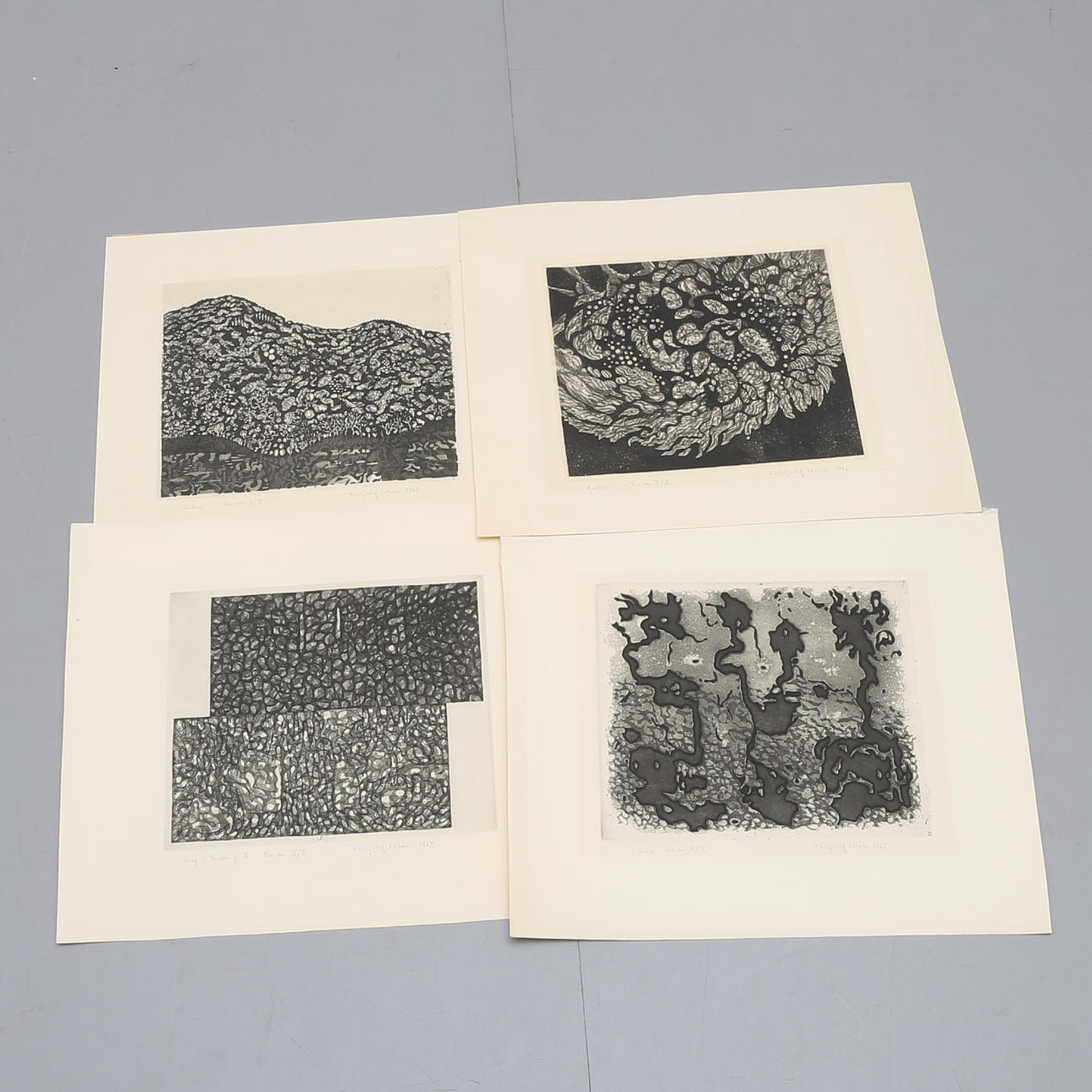 KARL-GUSTAF NILSSON. FYRA ETSNINGAR.