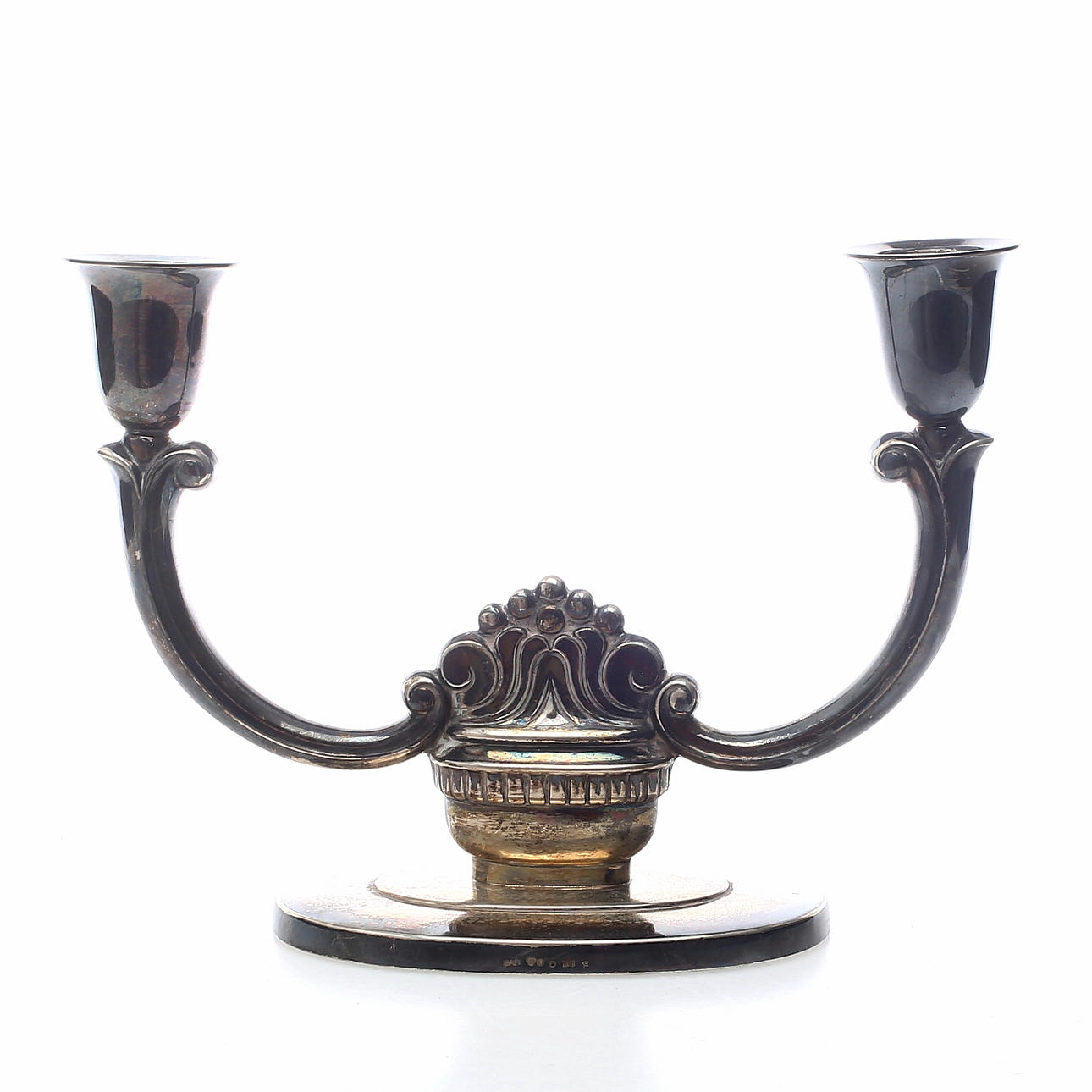 KANDELABER, sølv, GAB, 1936.