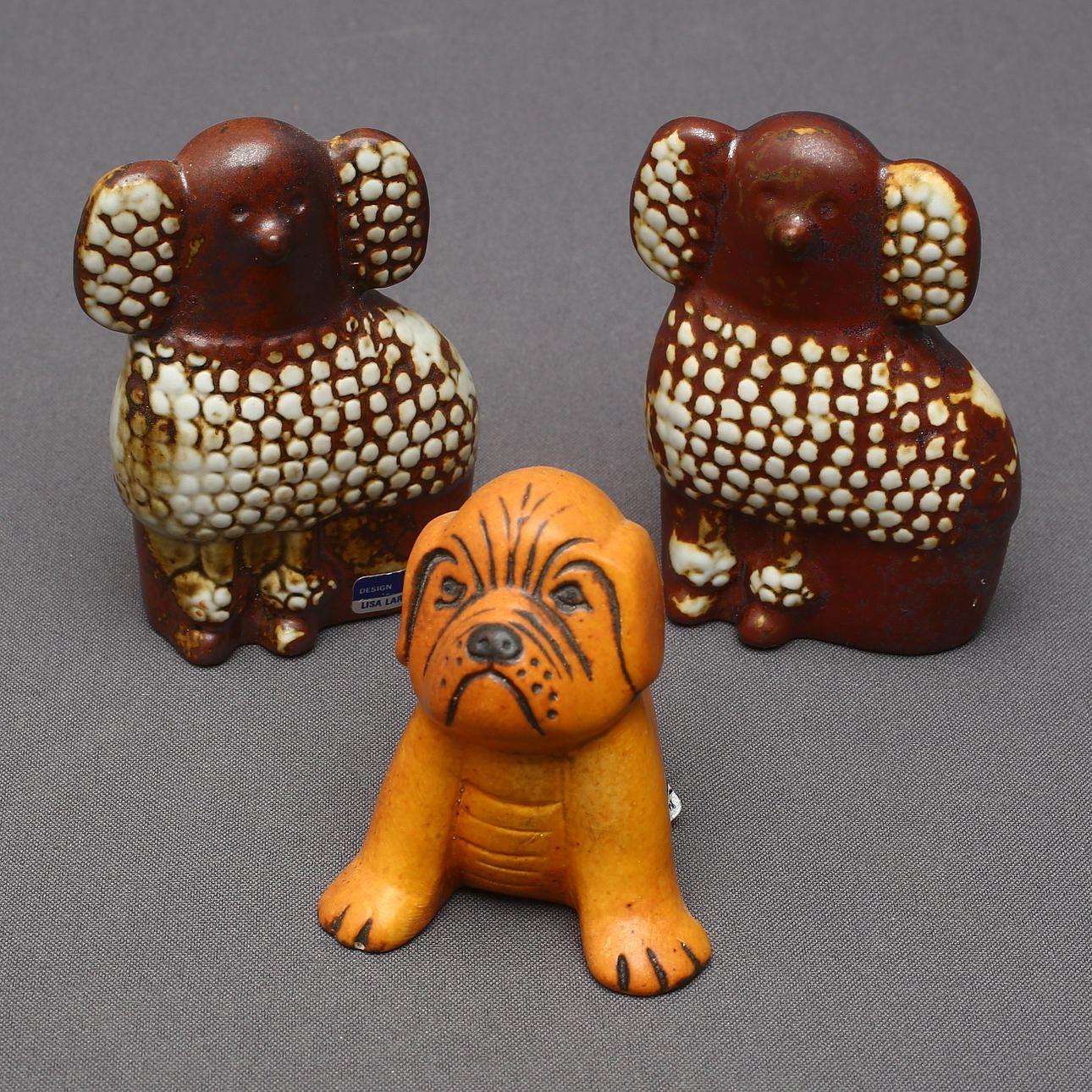 LISA LARSON. Figurines, 12 pcs, stoneware, from the 