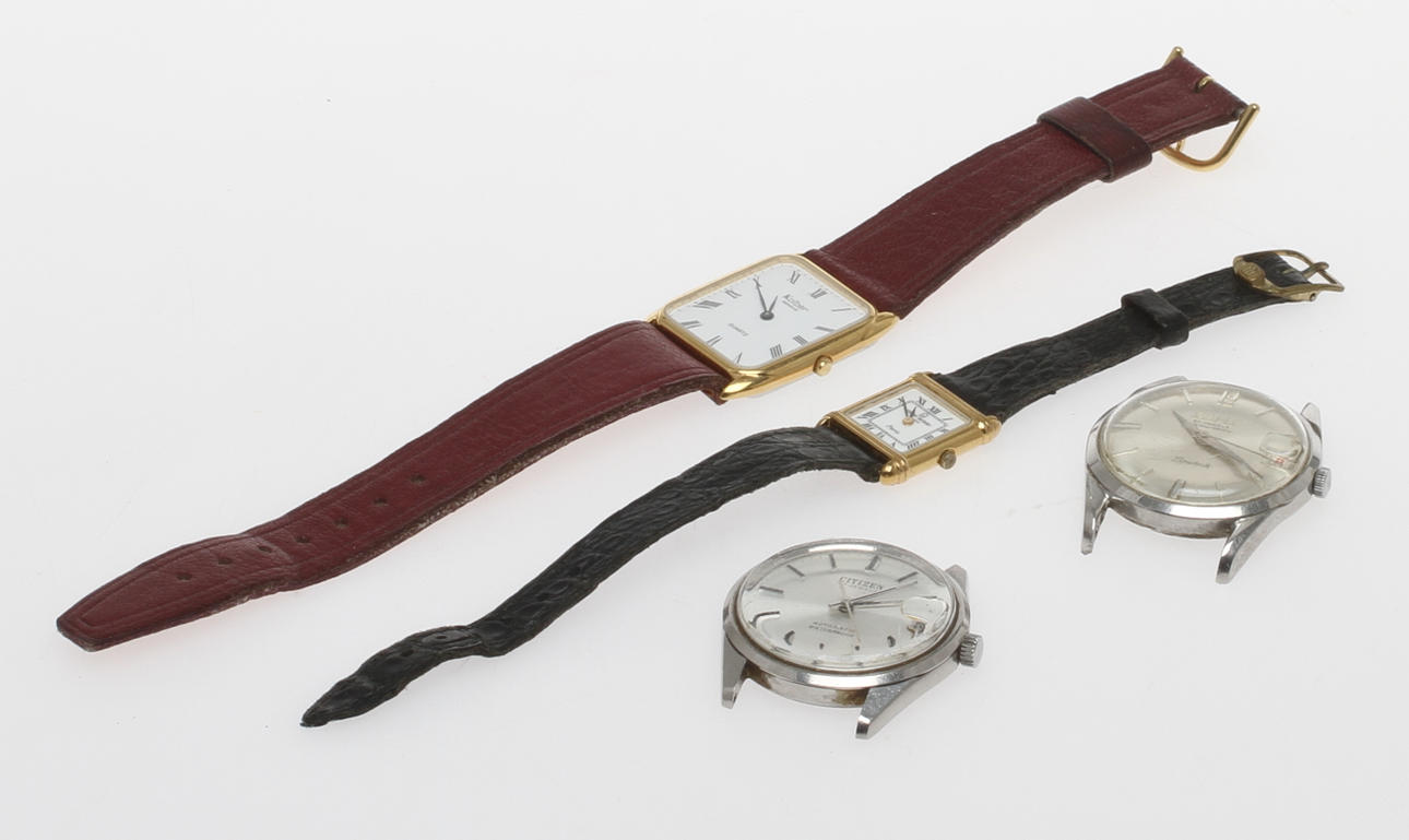 HERRARMBANDSUR, 3 st, bland annat Citizen, Kolber samt DAMARMBANDSUR, Michel Herbelin, 1900-talets andra hälft.
