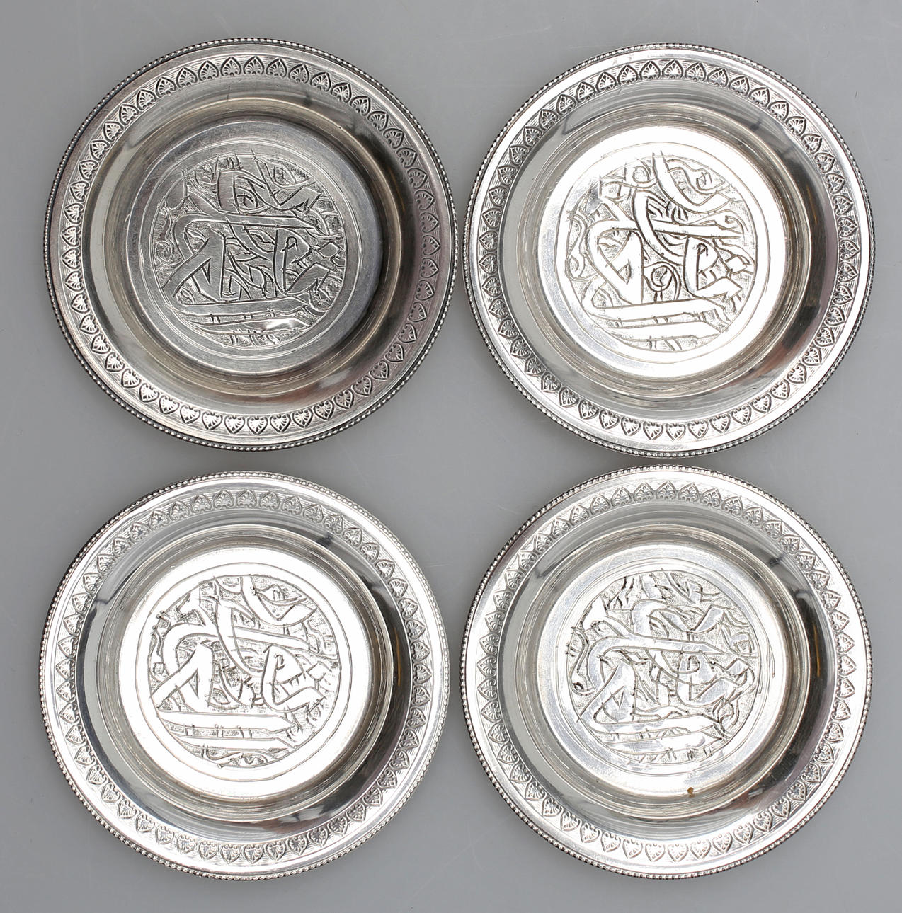 FAT, 4 st, silver, troligen Egypten.