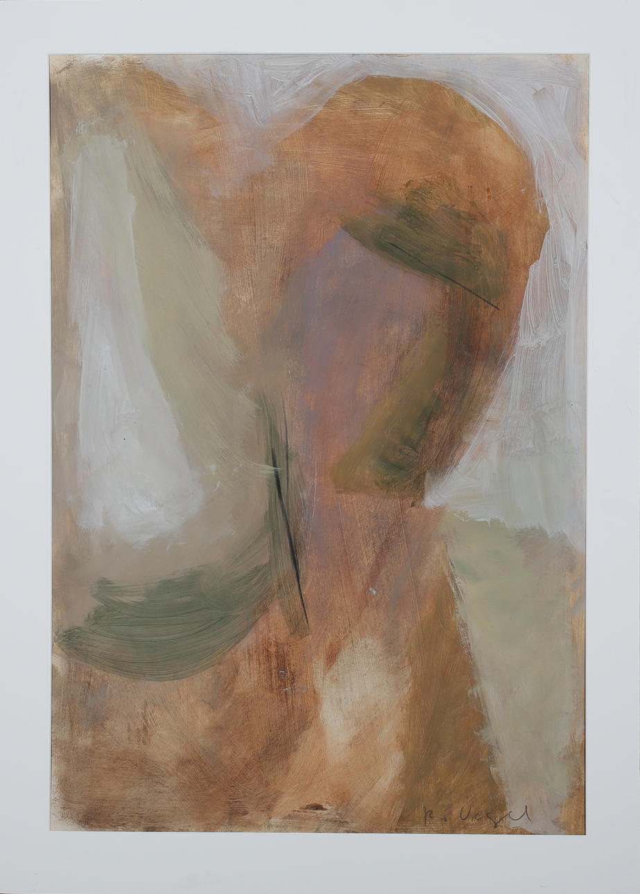 RICHARD VOGEL. Komposition. Akvarell. Signerad R Vogel.