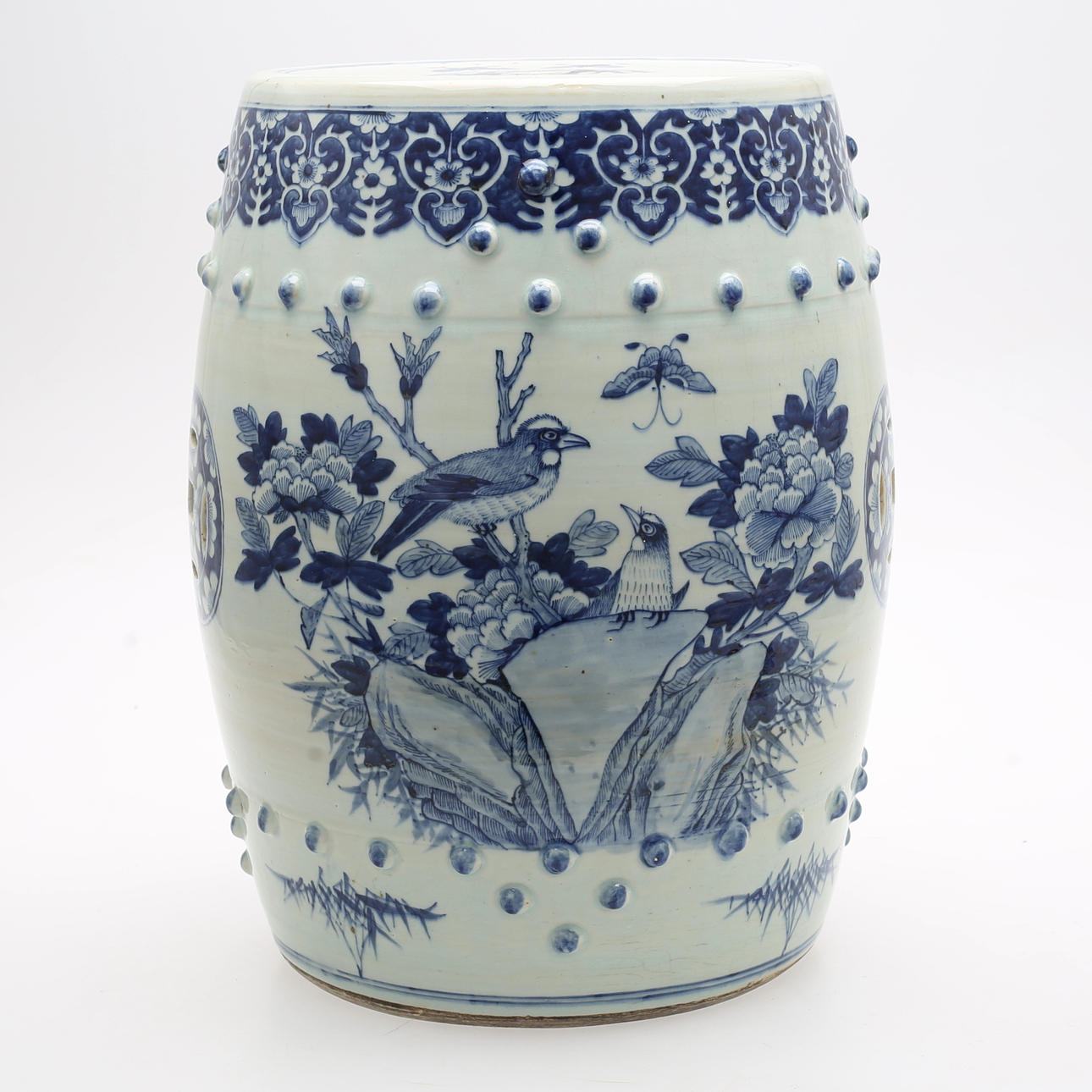 TABURETE DE JARDÍN, porcelana, China.