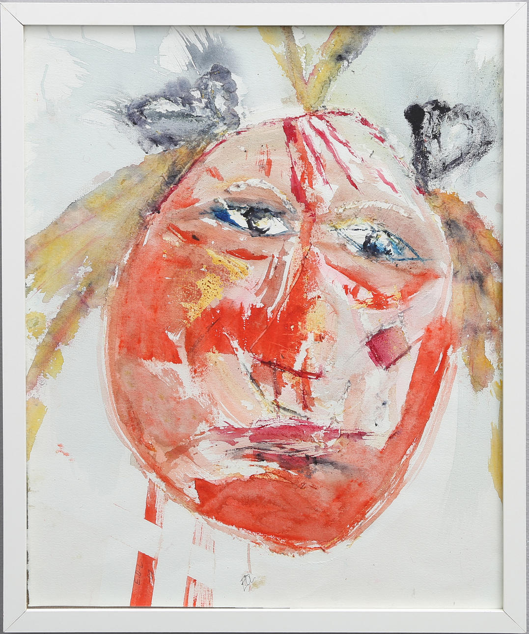 ELISABETH OLSSON-LINNERSTEN. SELF-PORTRAIT.