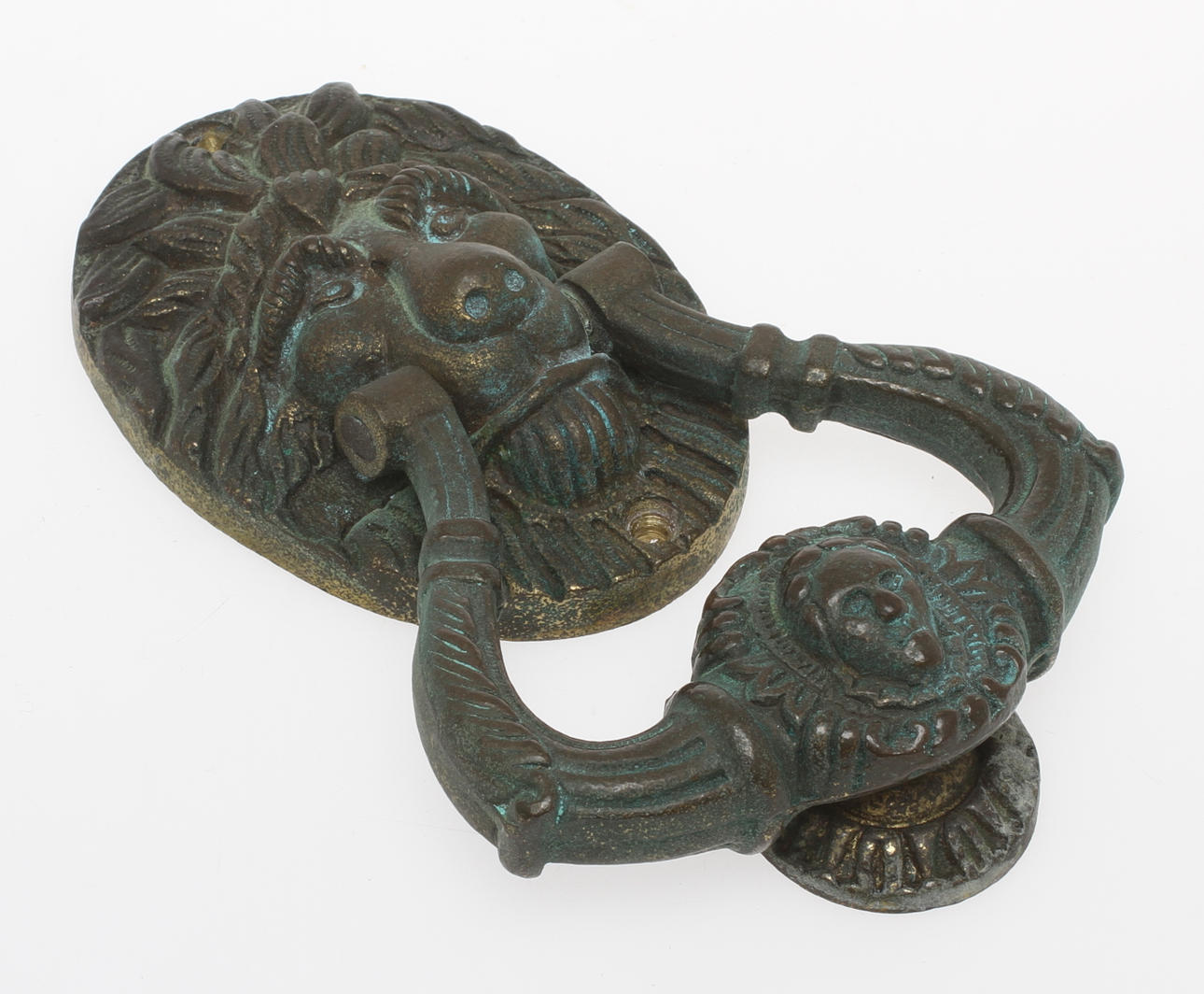 PORTKLAPP, mässing, 1900-tal.