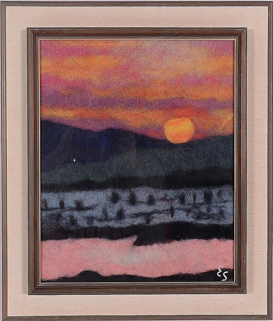 ELNA SJÖSTRÖM. Wool board.