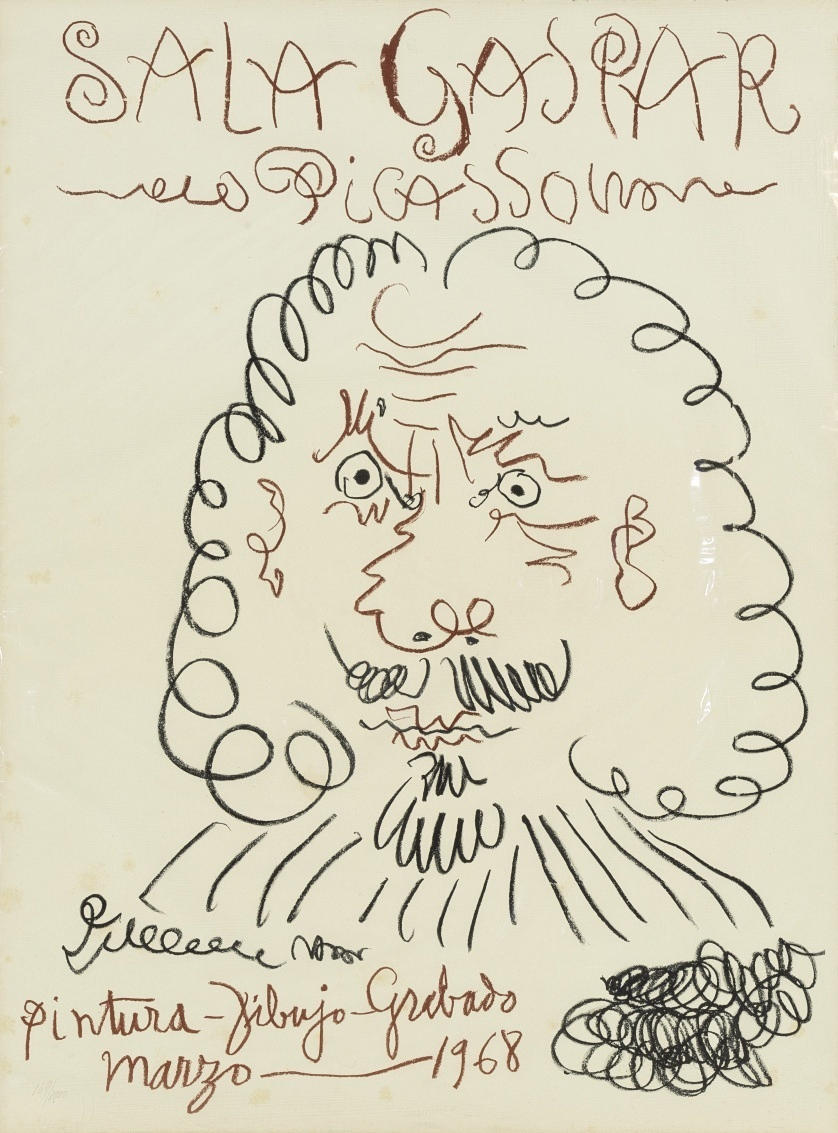 PABLO PICASSO. "Picasso. Maling. Han tegnede. Optaget".