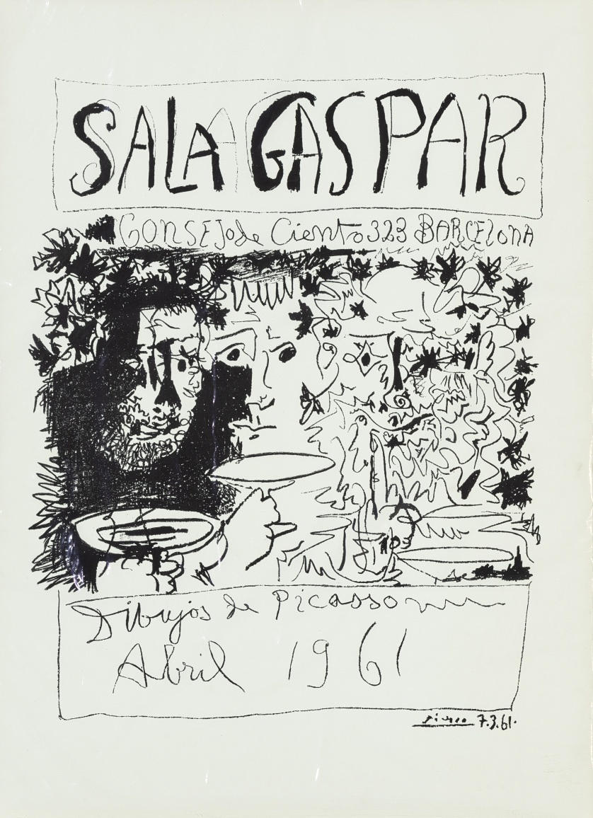 PABLO PICASSO. EFTER. ”Picasso ritningar”.