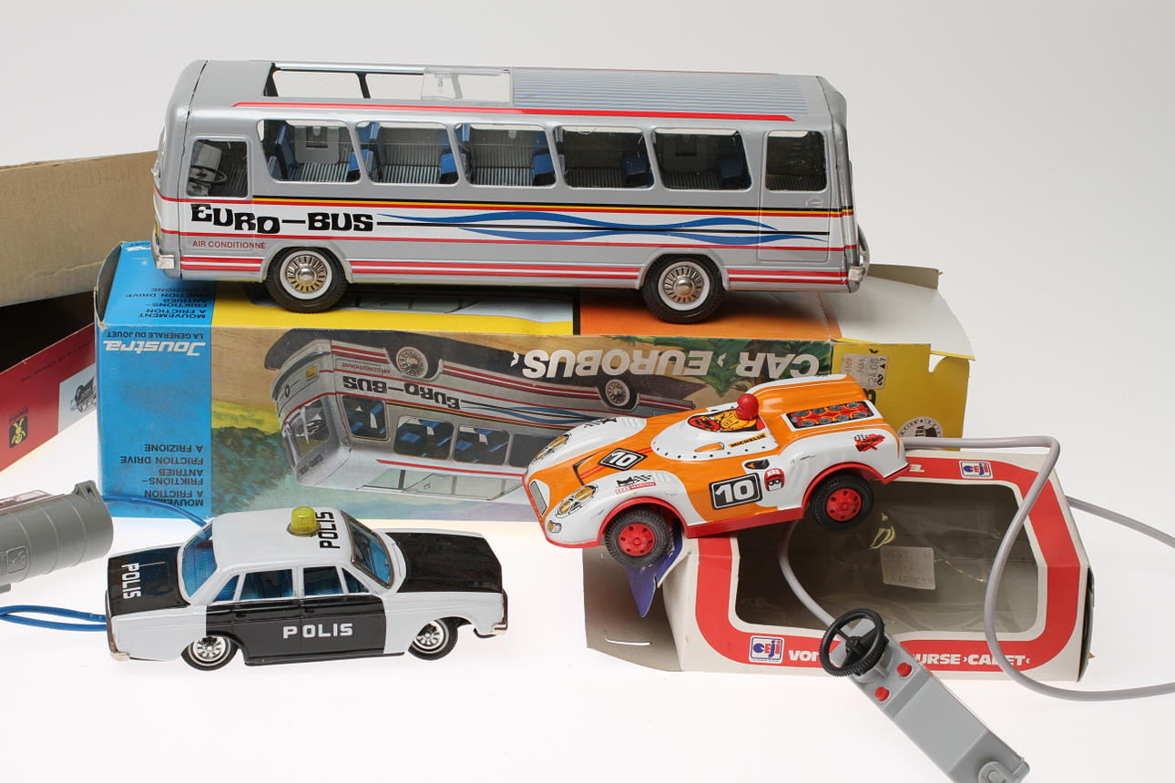 Jouet Miniature Joustra - Voiture Police - Collection Vintage