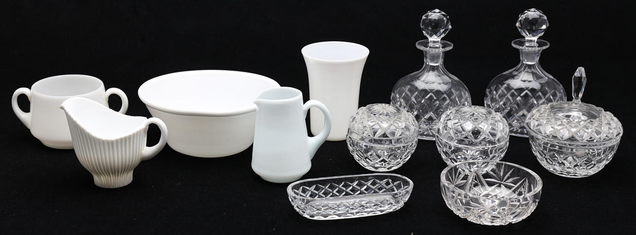 PARTI GLAS, 12 delar, 18-1900-tal.
