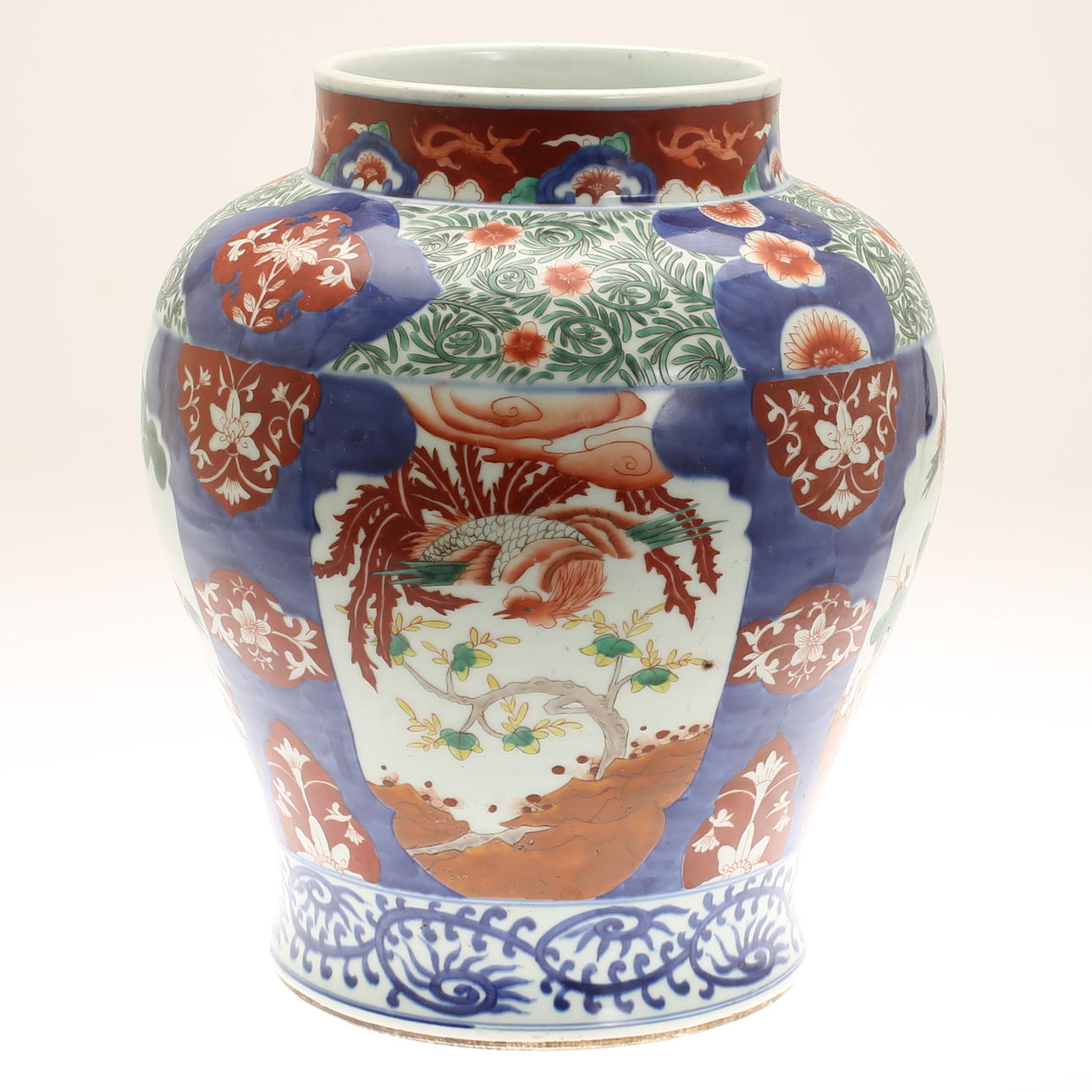 FLOOR CHAIRS, porcelain, early Qing Dynasty, China.