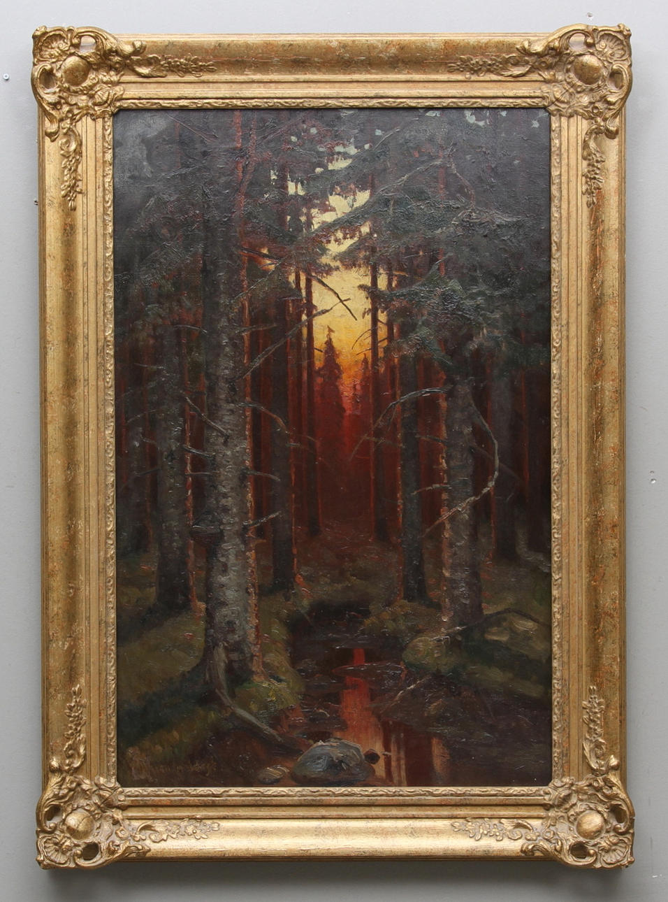 ALEXANDER R. WEST. TILLSKRIVEN. Olja på duk, England, 1800-tal, signerad.