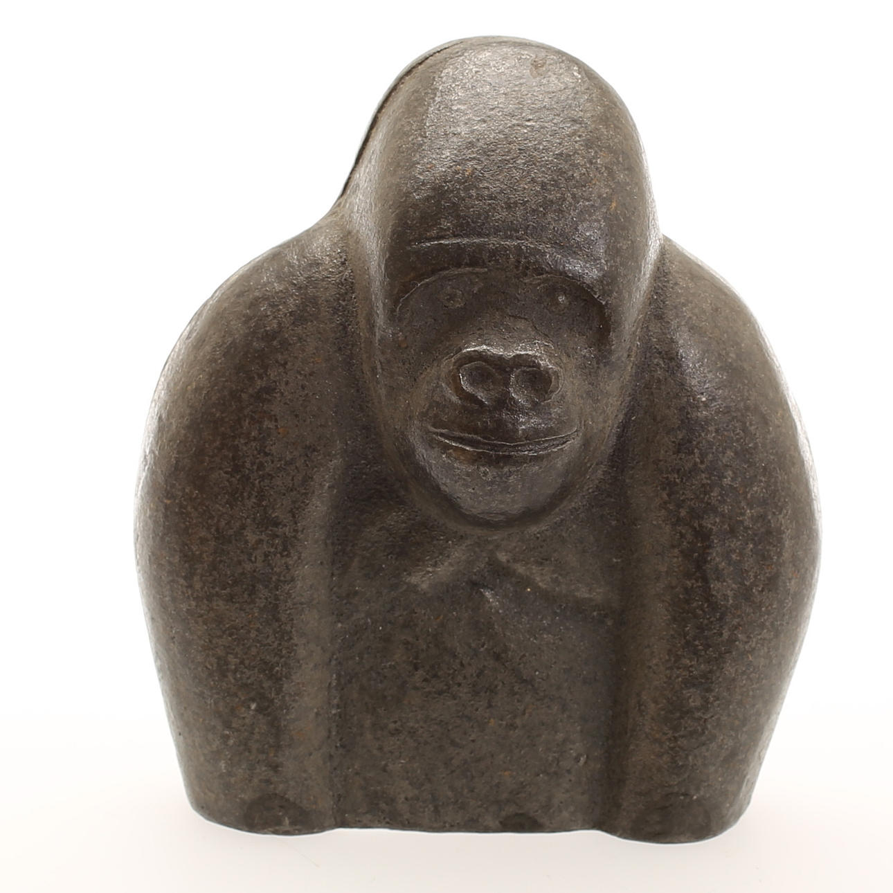 SCULPTURE, iron, signed PE.