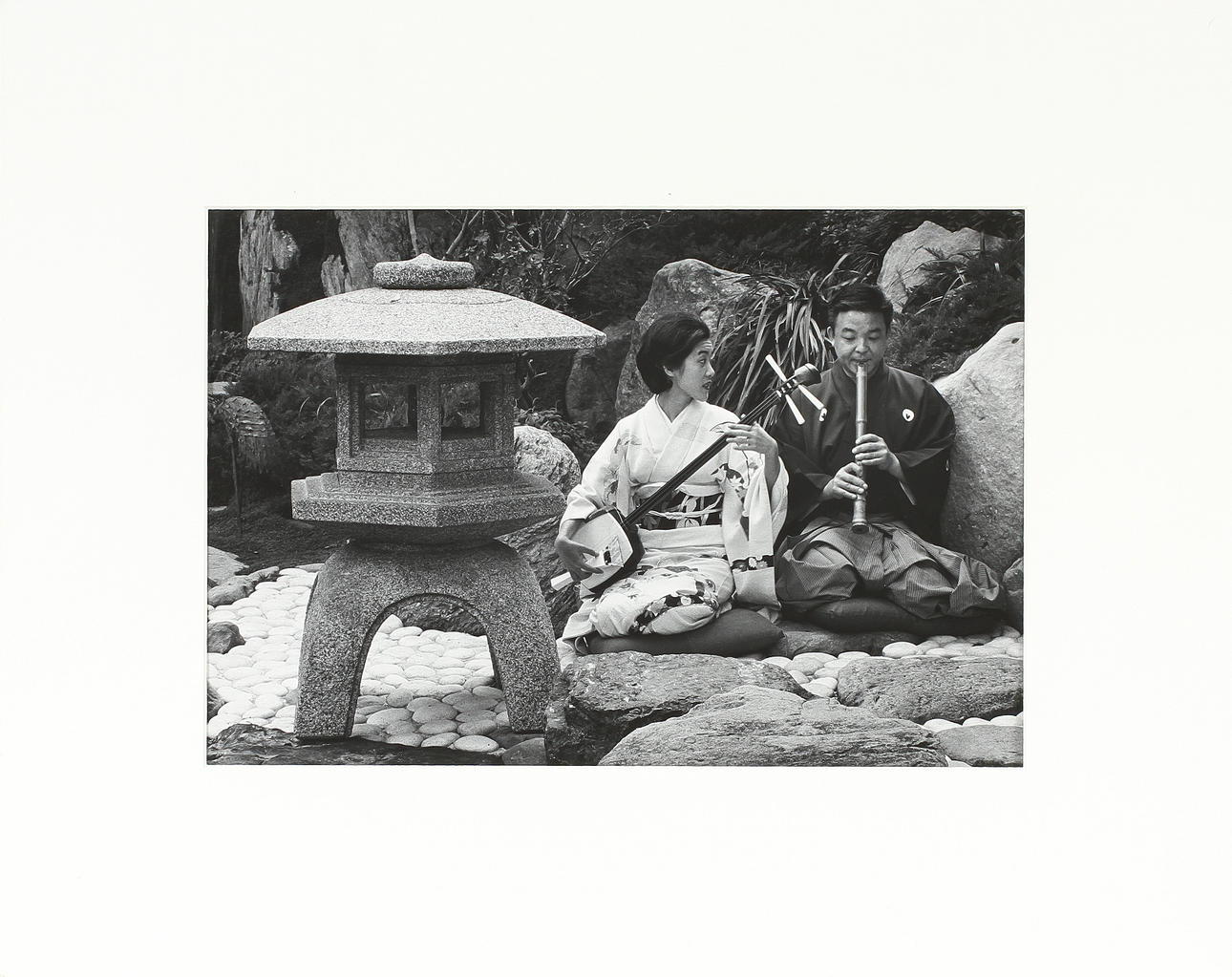 ANSEL ADAMS. silvergelatin, "The Japanese Garden, University of California, Los Angeles 3/3".