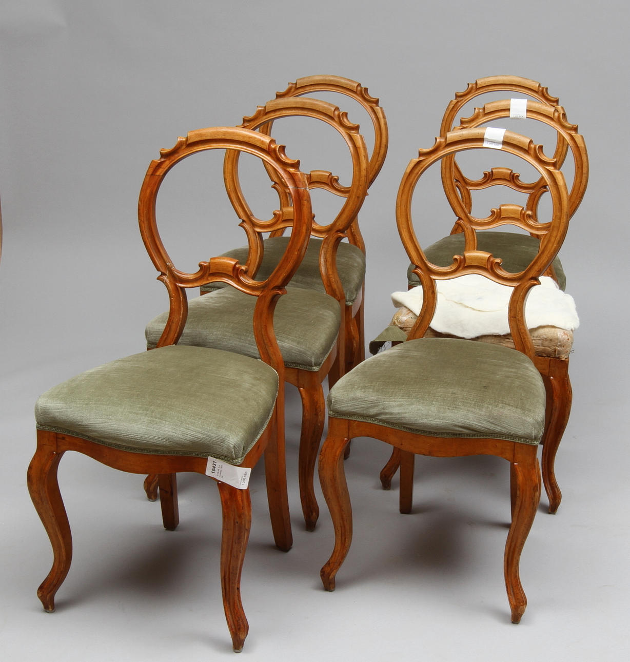 STOLAR, 6 st, nyrokoko, 1800-tal.