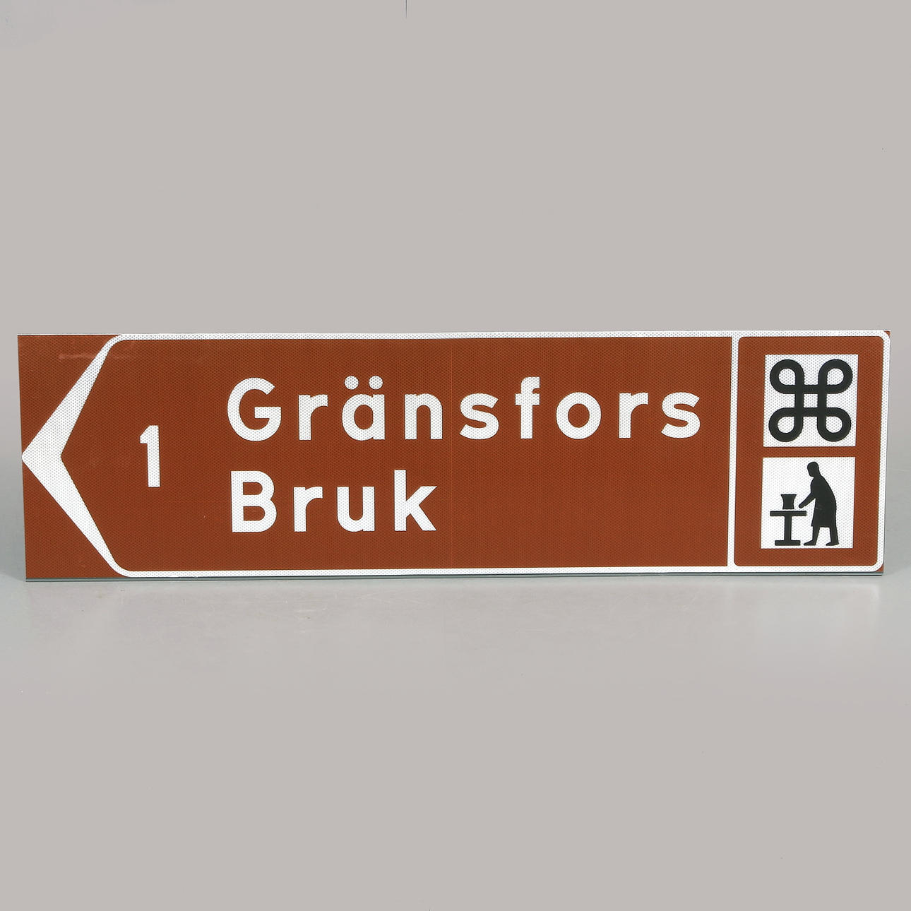 VÄGSKYLLT, Gränsfors Bruk, 19/2000-tal.