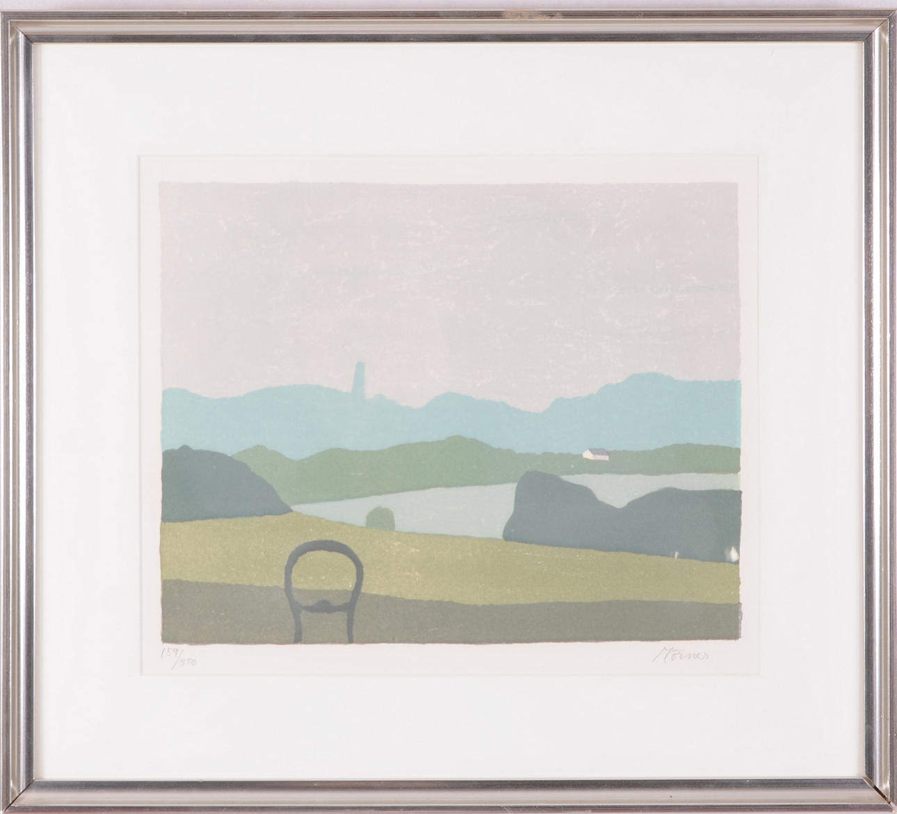 STELLAN MÖRNER. Färglitografi.