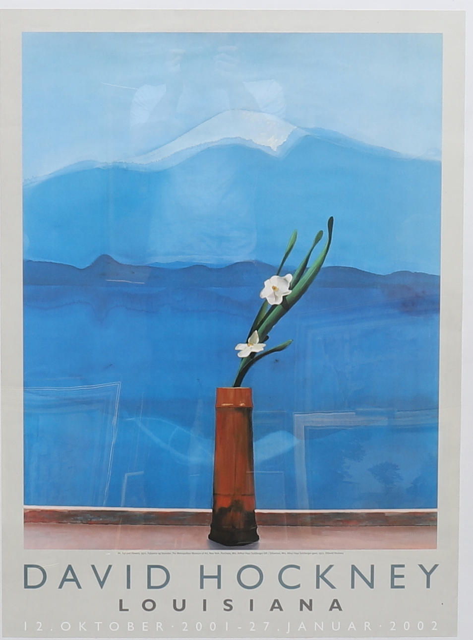 DAVID HOCKNEY. affisch, utställning Louisiana.