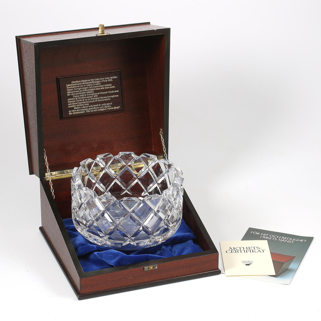 SKÅL, glas, "Sofiero", Gunnar Cyren, Orrefors.