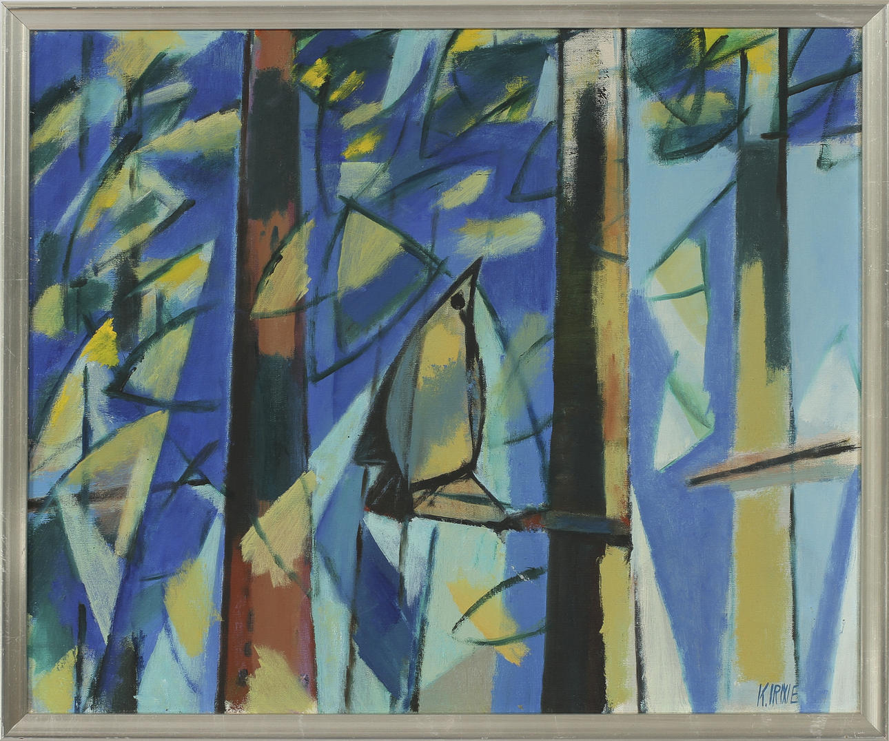 KNUT IRWE. olja på duk, sign.