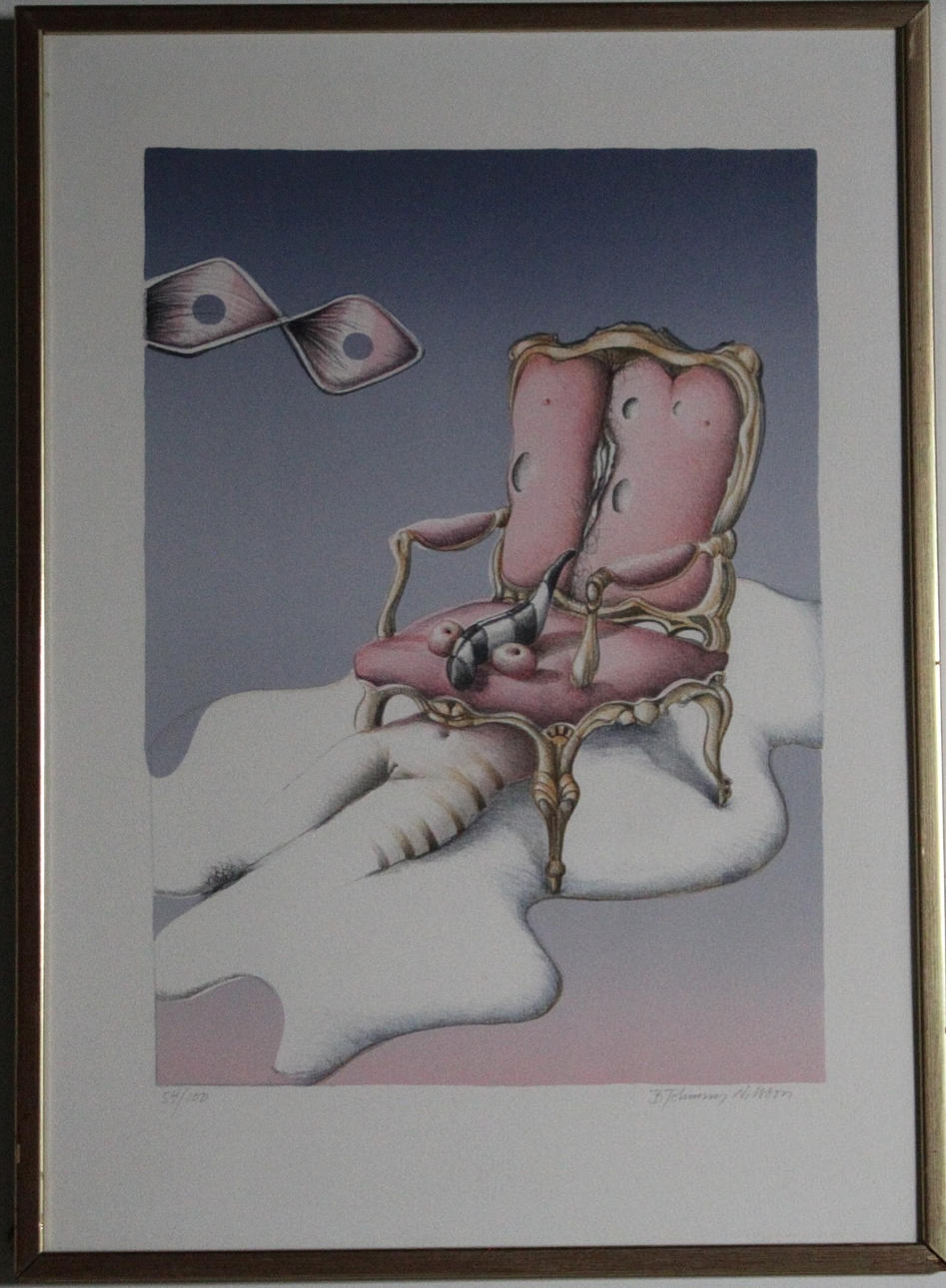 BERT-JOHNNY NILSSON. LITHOGRAPH numbered 54/100.