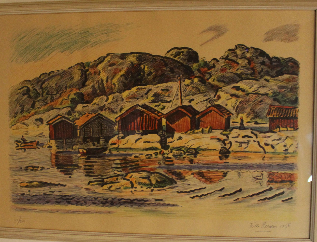 FOLKE PERSSON. LITHOGRAPH numbered 43/260.