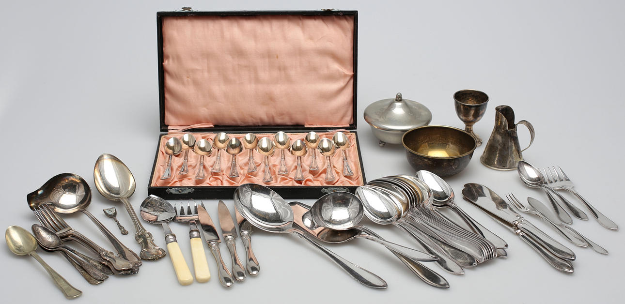 PARTI NYSILVER, TENN OCH SILVER.