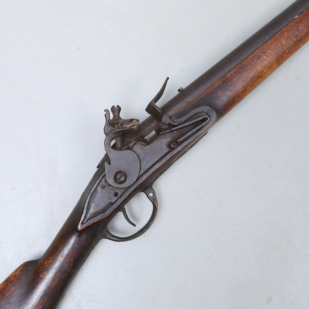 RIFLE FLINTLOCK, 1700 / 1800.