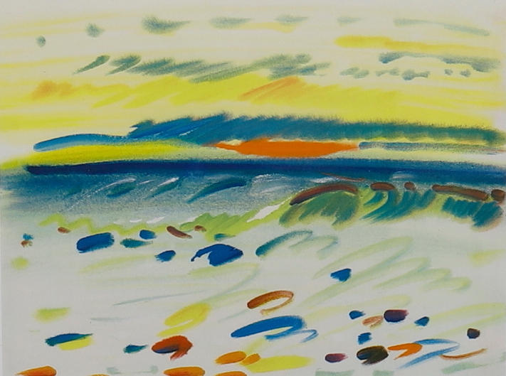 SIEGWARD SPROTTE (GERMAN 1913-2004). ABSTRAKTE LANDSCHAFT.