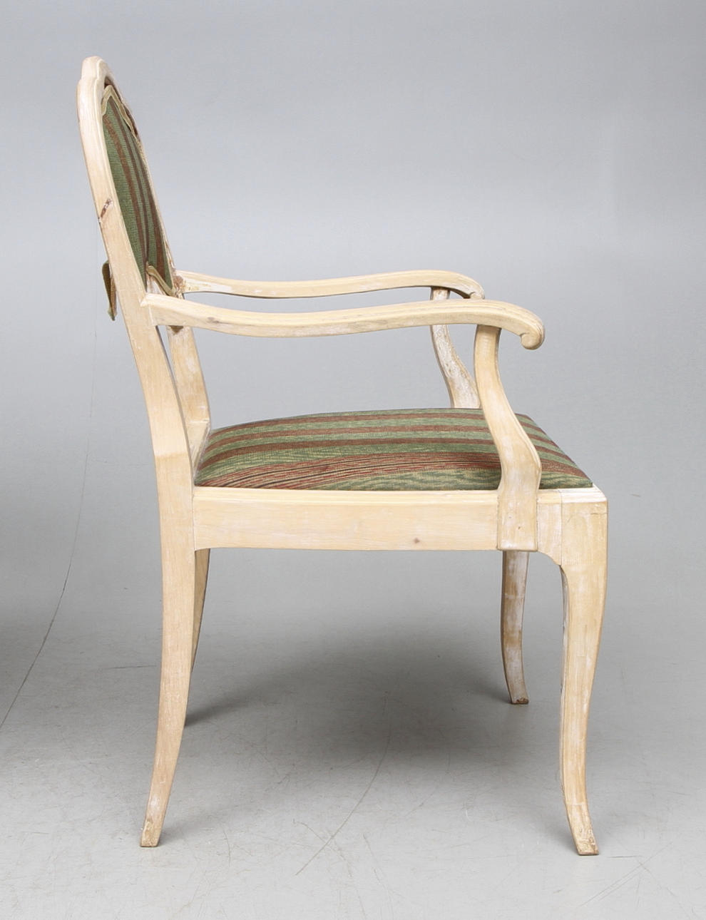 KARMSTOLAR, ett par, rokokostil, 1900-tal.