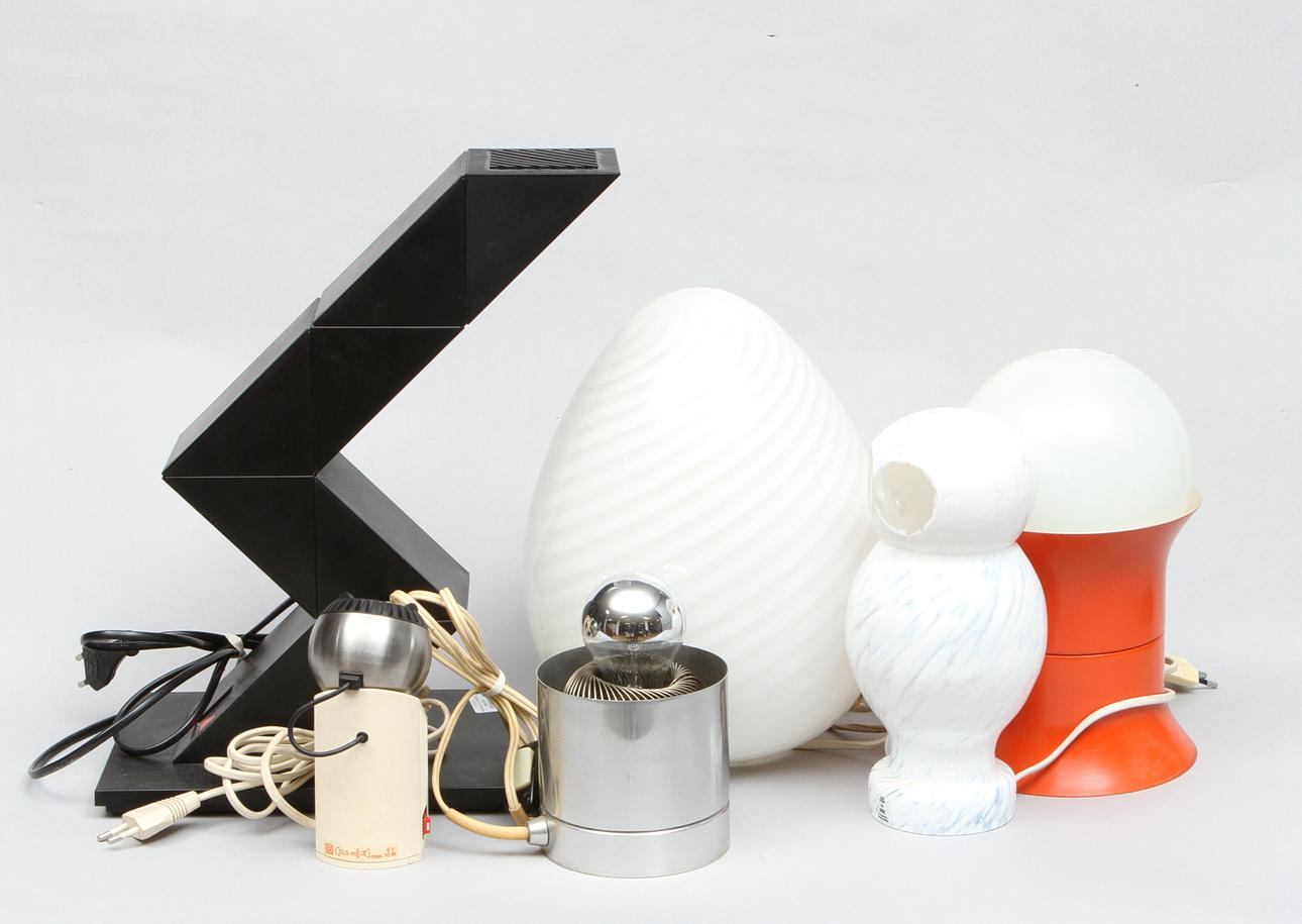 PARTI BORDSLAMPOR, 6 stycken.