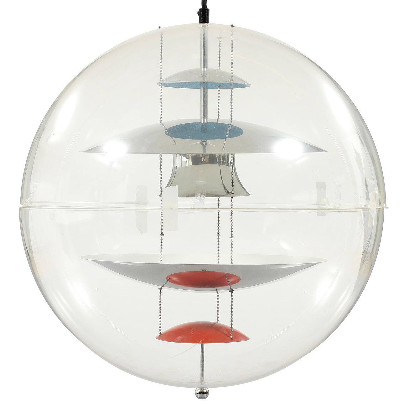 TAKLAMPA "VP - Globe" Verner Panton för Louis Poulsen, Danmark.